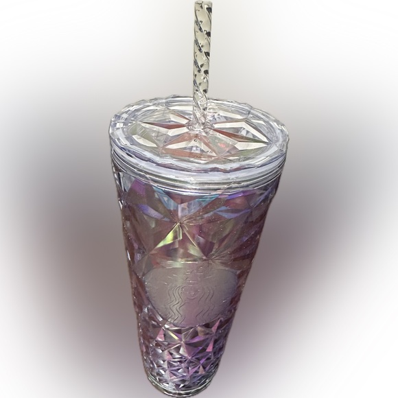 NWT | Starbucks 2023 Holiday Iridescent Winter White Cold Cup Tumbler- V… - Picture 2 of 3